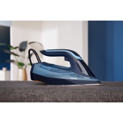 Philips Azur 8000 Series DST8020 Steam Iron 3000W - Efficient Blue and Purple Design for Effortless Ironing